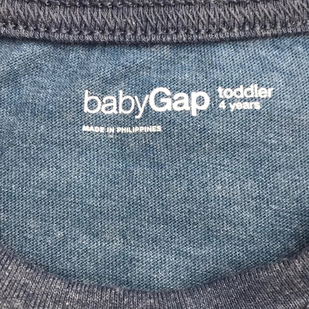 3/$20 BabyGap Boys Tee With Embroidered Cars - Picture 4 of 5